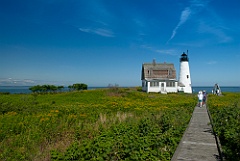 Tours are Provided at Wood Island Lighthouse in the Summer